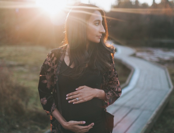 Woman feeling alone during her pregnancy journey